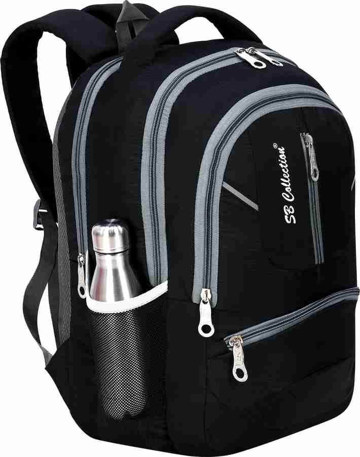 Black backpack school best sale bag