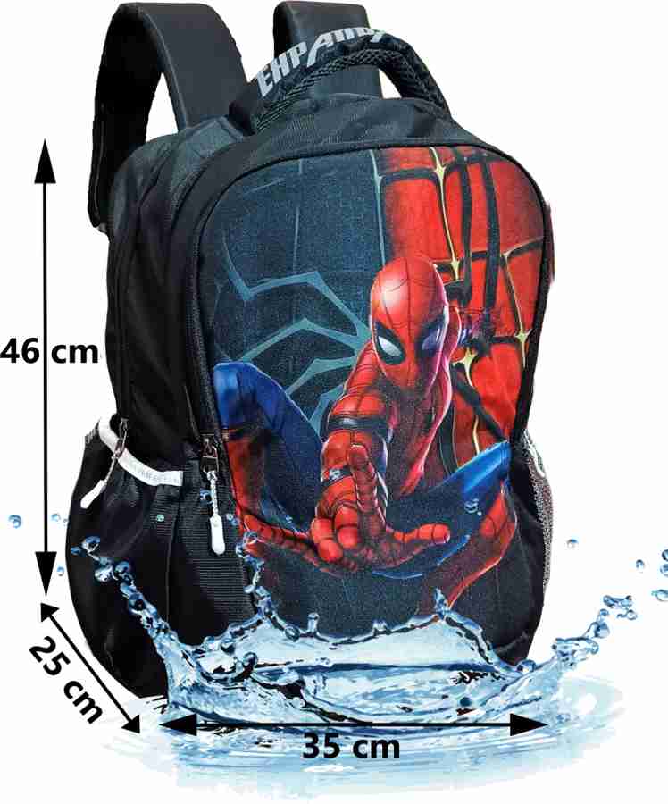 Expandable School Bag For Boys and Girls 35 L Backpack BLACK Price in India Flipkart