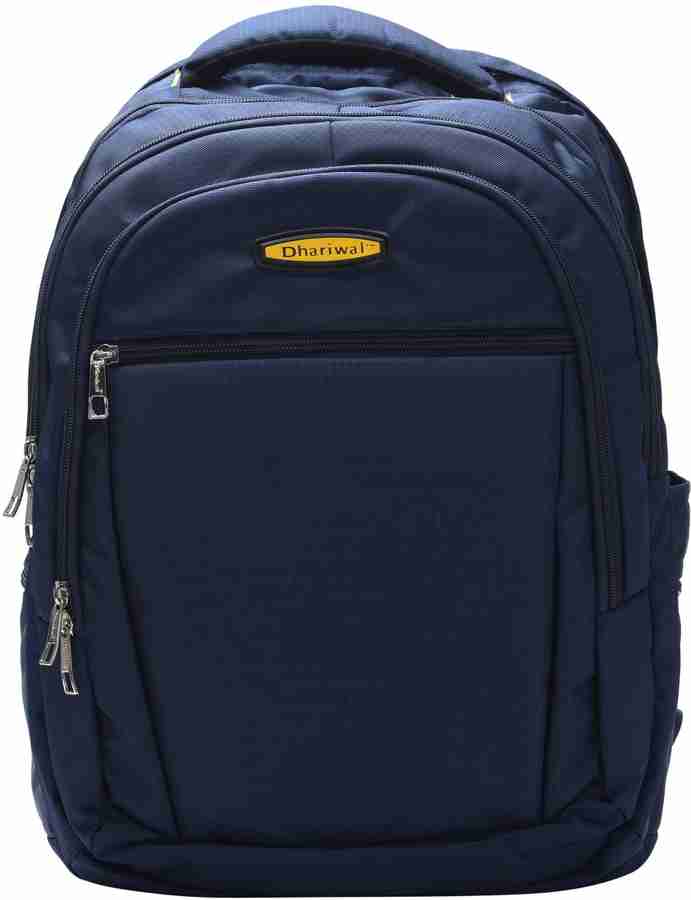 Dhariwal Unisex Dual Compartment Laptop Backpack With Rain Cover 51L LB 106 51 L Laptop Backpack Blue Price in India Flipkart