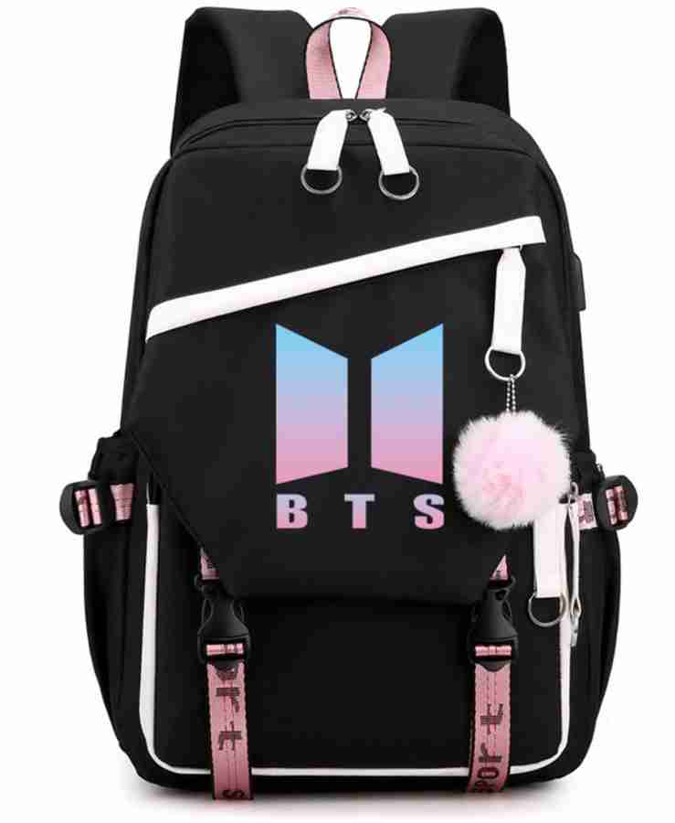 Flipkart sannidhi BTS Student Backpack with Cable Vent Backpack Travel Bag Students Backpack Backpack Backpack
