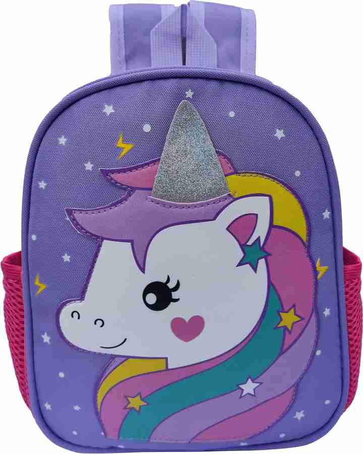 HAWAI Children School Bags Boys Girls Baby Backpack Cartoon School Backpack Kids 10 L Backpack Purple Price in India Flipkart