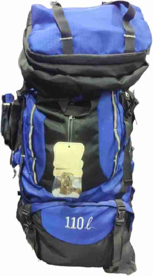 Sajid Collection 110 L Waterproof Rucksack Trekking 80 L Backpack Blue Price in India Flipkart