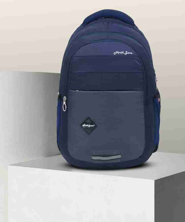 NorthZone Waterproof Laptop Bag Backpack for Men Women Boys Girls Office School College with Rain Cover 35 L Backpack Blue Price in India Flipkart