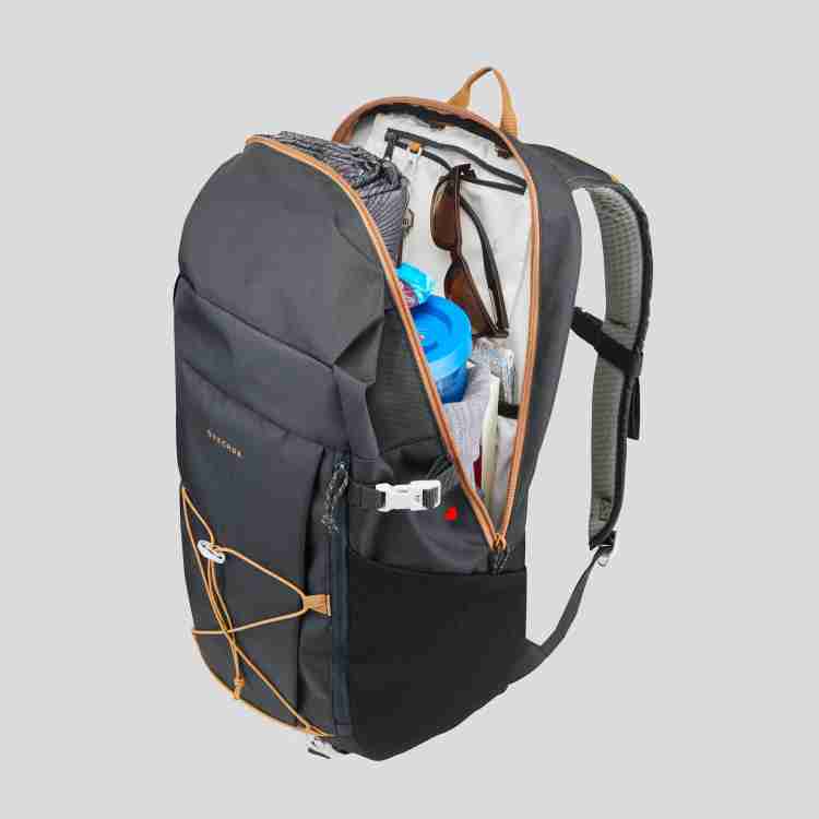 KRISSDIL QUECHUA HIKING BACKPACK 30L BLACK BY DECATHLON 30 L Laptop Backpack BLACK Price in India Flipkart