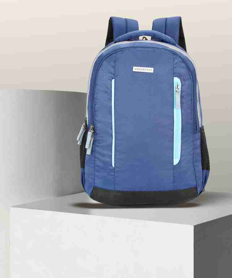 ARISTOCRAT Polyester 27L Arc Laptop Backpack Blue For Men Women 27 L Backpack