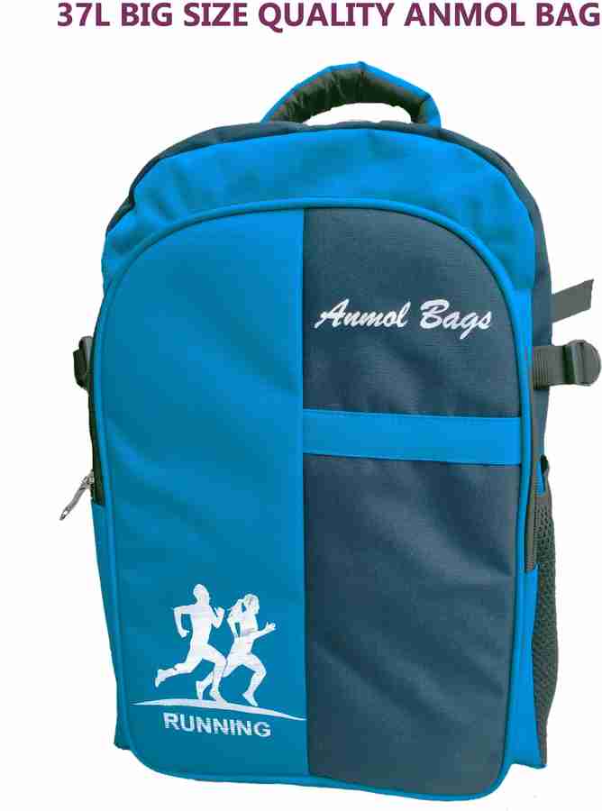 Anmol LARGE 37L BACKPACK FOR TRAVEL SCHOOL HIKING 37 L Backpack BLUE Price in India Flipkart