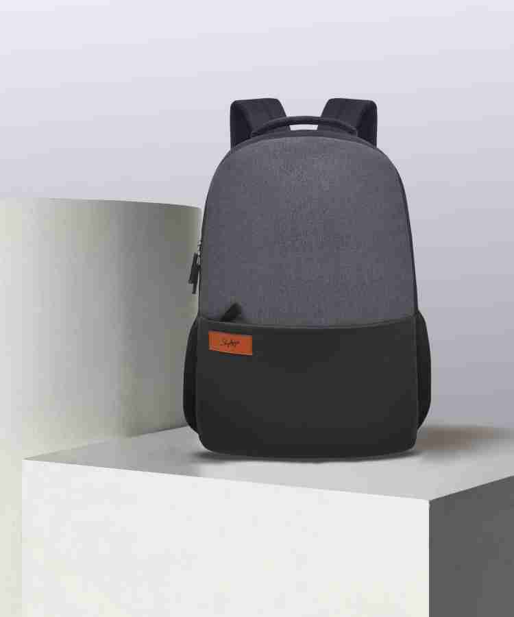 SKYBAGS Evo Laptop Backpack Black Grey 18 L Laptop Backpack greyIIblack Price in India Flipkart