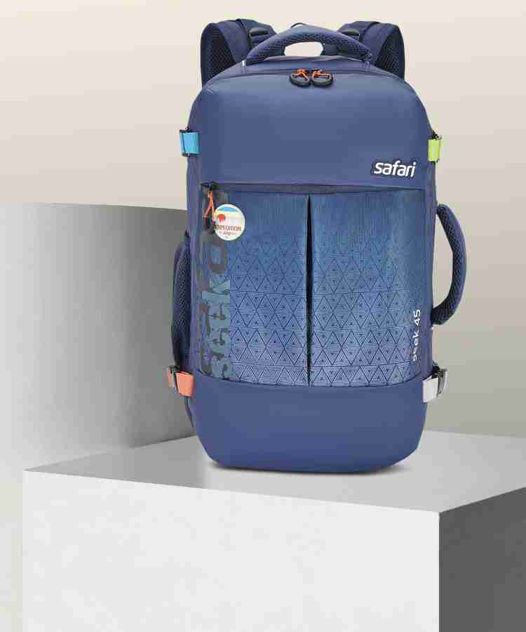 SAFARI SEEK 45 L Laptop Backpack Blue Price in India Flipkart