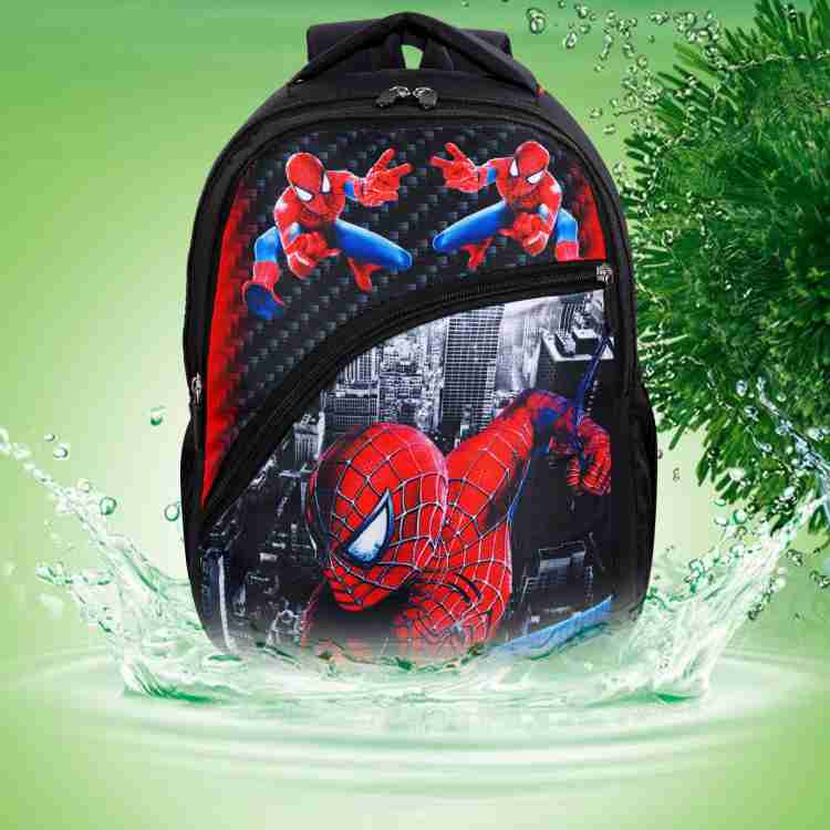 CROPOUT For Girls Spiderman School Bag For Kids Travel Bagpack Age Group of 3 9 Years 25 L Backpack Black Price in India Flipkart