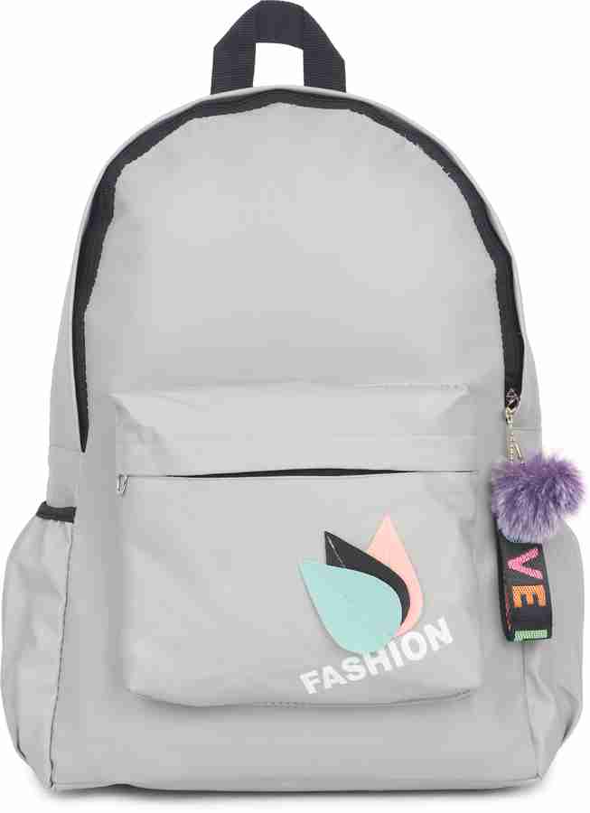 Good light Backpack for Women Office Bag Fancy Stylish Trendy Bag for Office and College 15 L Backpack Grey Price in India Flipkart