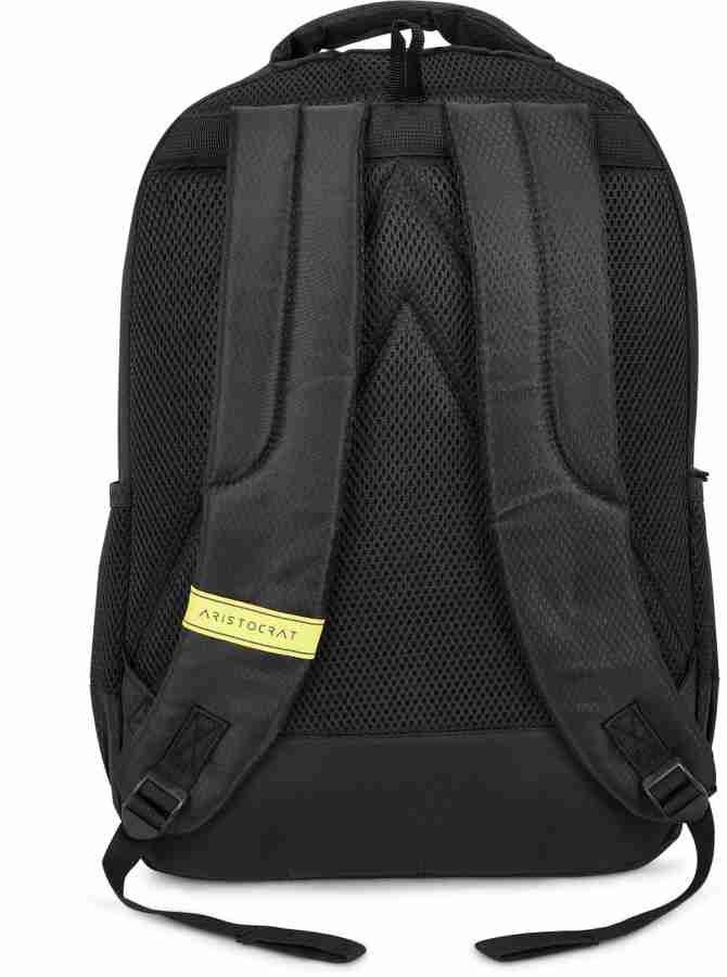 ARISTOCRAT Polyester 27L Arc Black For Men Women 27 L Backpack Black Price in India Flipkart