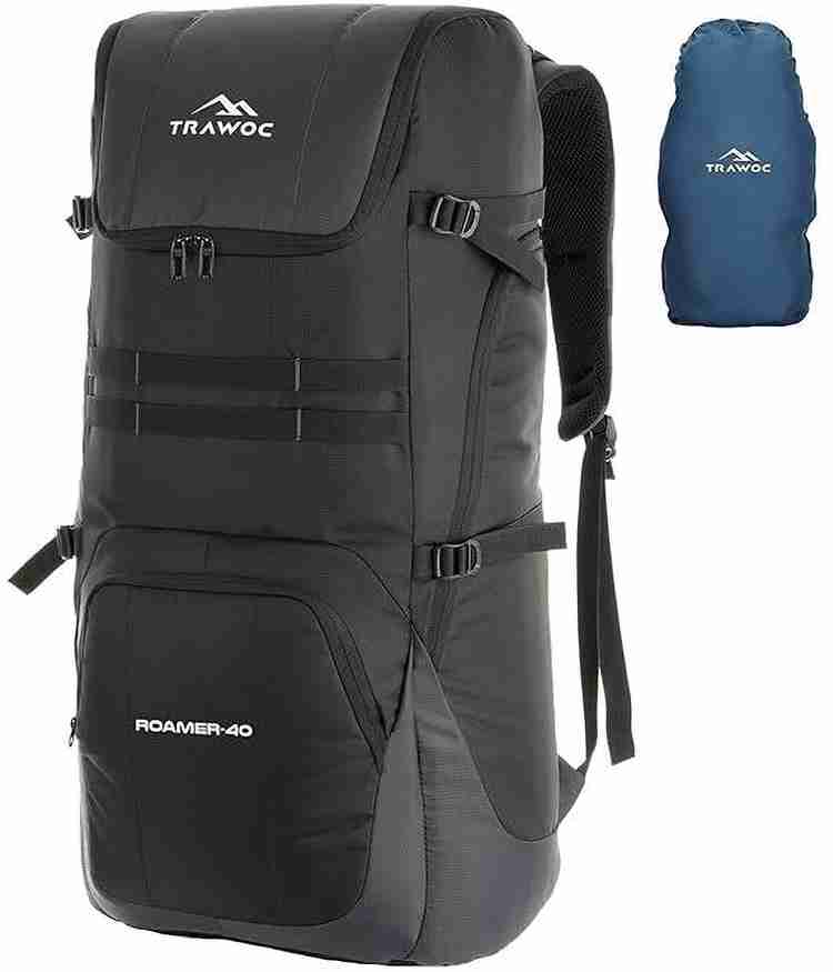 TRAWOC Travel Backpack for Men Women Casual Bag for travel trekking hiking SHK022 40 L Laptop Backpack SLATE GREY Price in India Flipkart