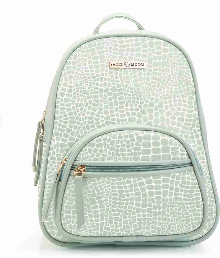 Alligator print backpack cheap