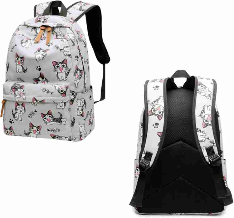KAIASHA Women Travel Shoulder Backpack Casual Backpacks for Girls 25 L  Backpack grey - Price in India