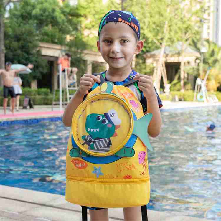 HASTHIP Cartoon Print Shoulder Bag for Kids Swimming Backpack for Kids 6 L Backpack Yellow Price in India Flipkart