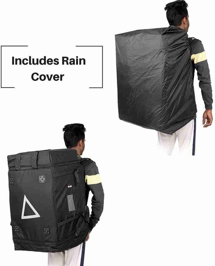 Ultrafine Black Logistics Courier Parcel Delivery Bag With Rain Cover 121 L Backpack Black Price in India Flipkart