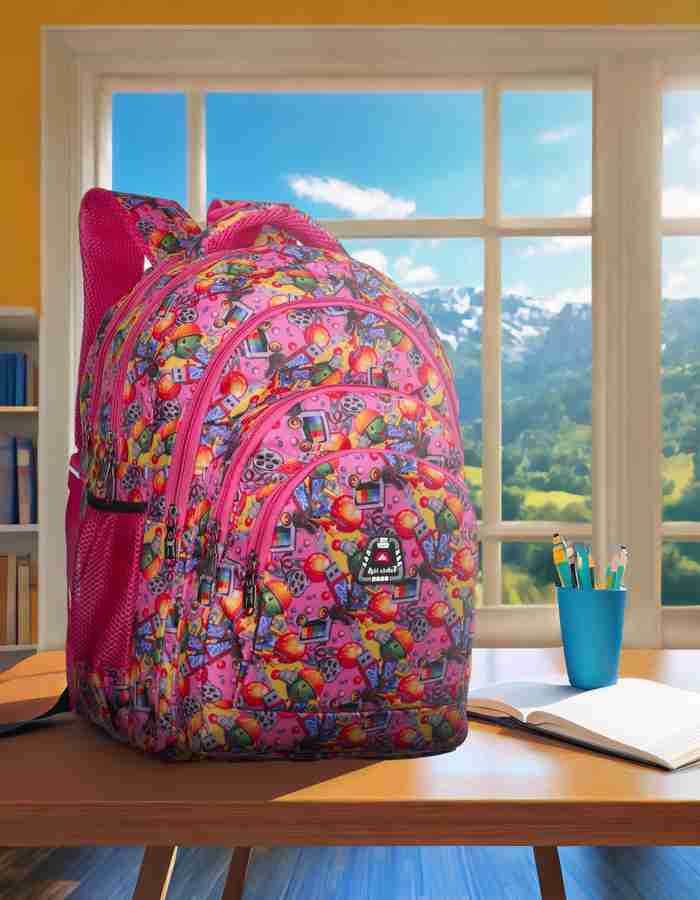 Flipkart house of common Stylish School Bags for Girls College Backpack Tuition Bag Waterproof School Bag Waterproof School Bag School Bag