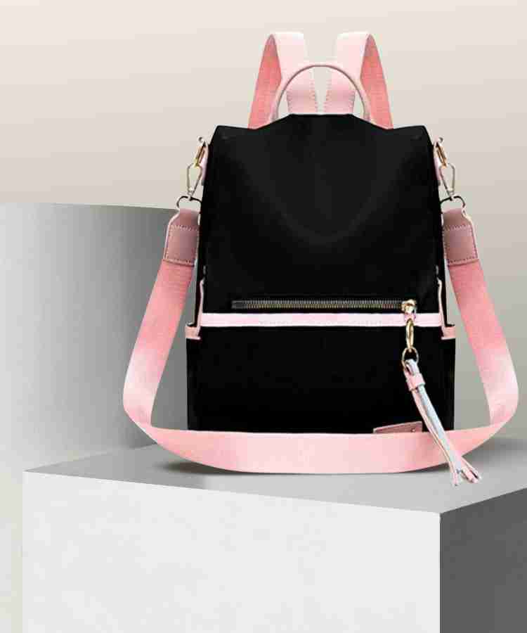 Flipkart KGN COLLECTION Latest Casual School College Bag For Women And Girls Black Sling Bag Sling Bag