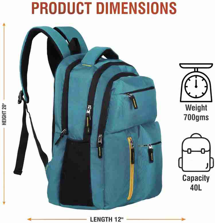 Flipkart Zilant Large 40L Laptop Backpack MultiPurpose Laptop Bag With RainCover For Men Women Multipurpose Bag Multipurpose Bag
