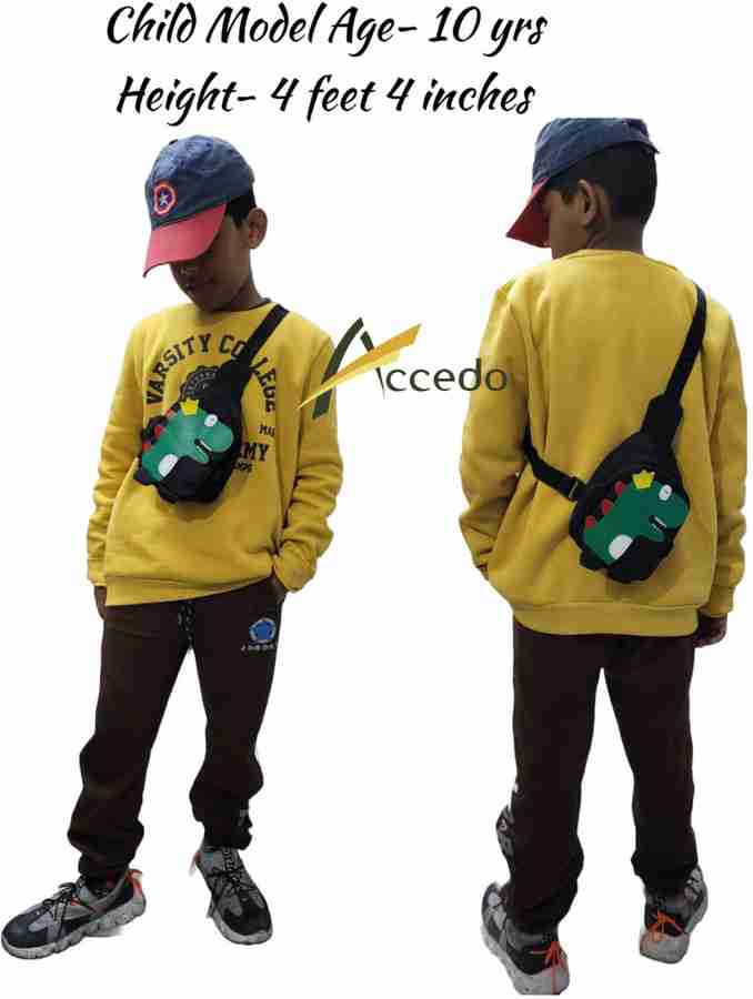 Flipkart Accedo Fancy Chest Bag for Kids Small Size Picnic Bag Korean Style Random Colour Waterproof Backpack Backpack