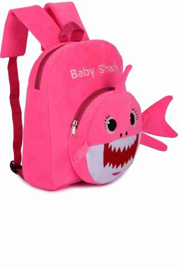 Pink baby shark backpack sale