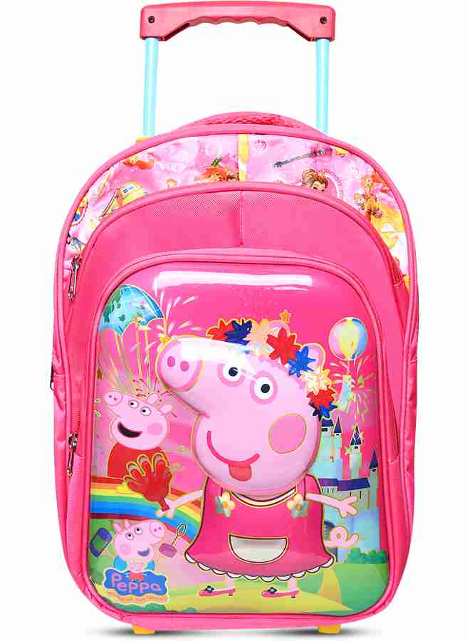 Flipkart Stylbase Kids Soft Fabric Children Wheels Trolley Backpack School Travel Luggage Waterproof Trolley Trolley