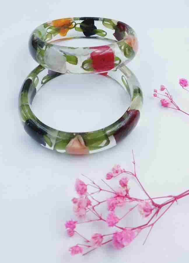 Resin bangles deals online