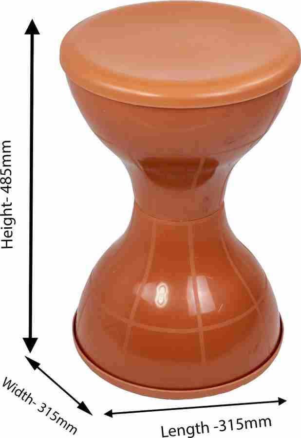 Plastic damru 2025 stool