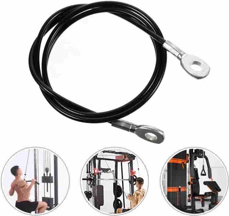 Unbranded 2M-3M Gym Cable Wire Rope Heavy Duty Steel India