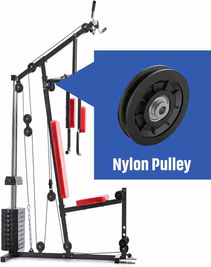Multi gym pulley best sale wheels