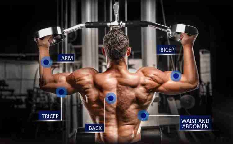 Lat pulldown 2025 machine flipkart