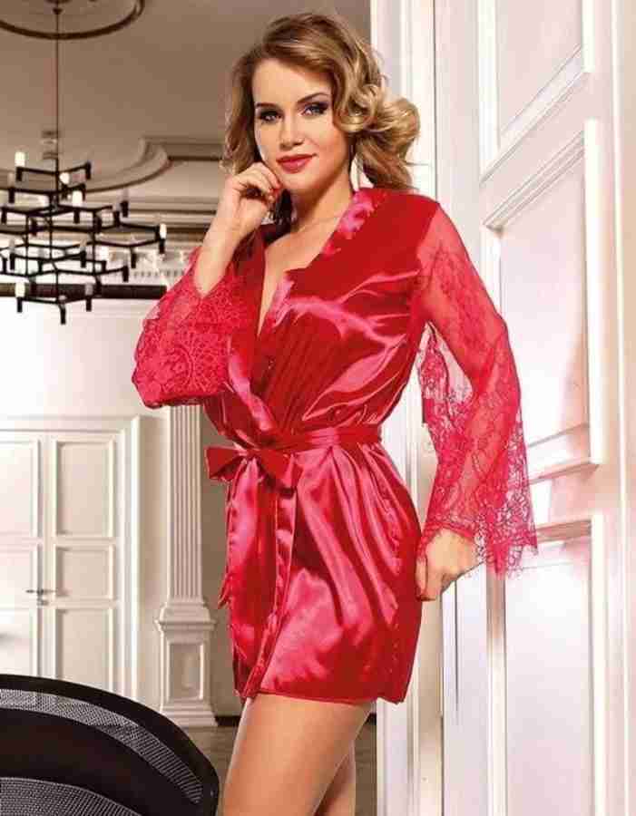 Mixopia Red Large Bath Robe Buy Mixopia Red Large Bath Robe Online at Best Price in India Flipkart