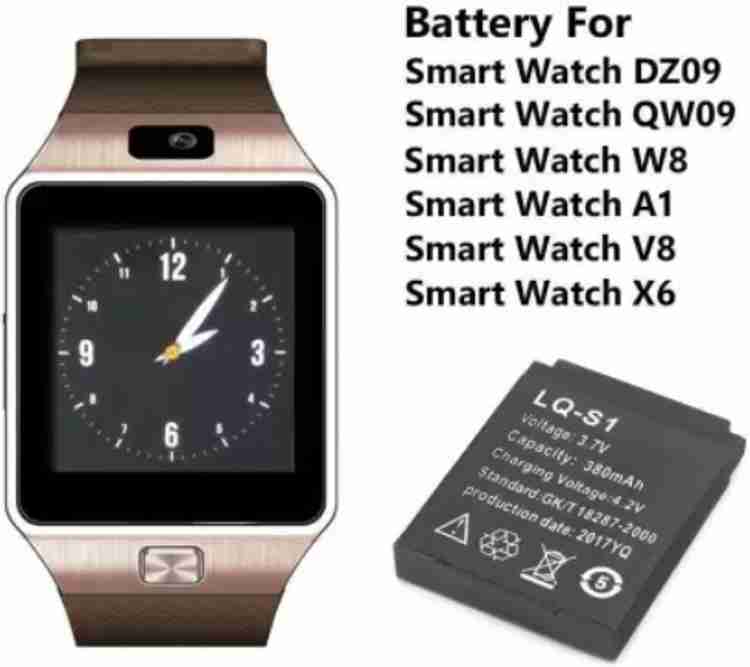 SYARA ASH43 PO86 Smart watch battery for smart watch DZ09 QW09 W8
