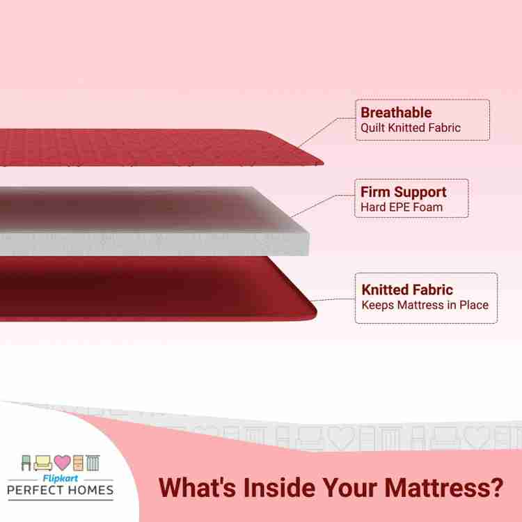 WakeFitness Discover By Matress Firm PUF 4 inch Single PU Foam