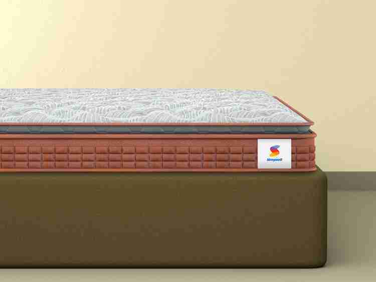 Sleepwell Spinetech Air Mattress 6 inch Single PU Foam Mattress