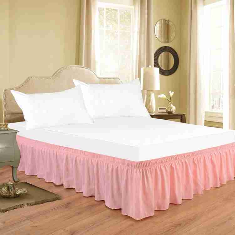 Hot pink bed skirt best sale