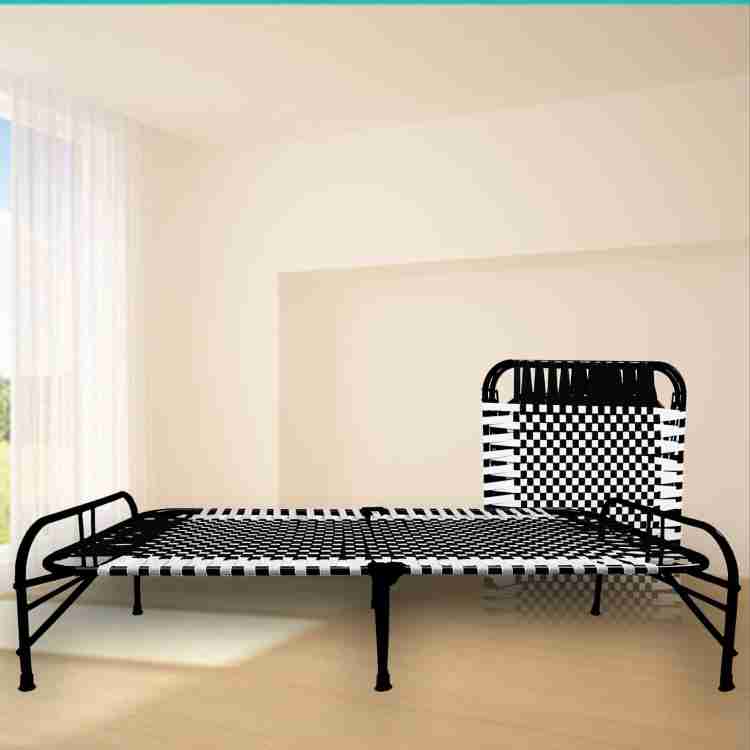 zybil Folding Bed Foldable Cot Single Home Camp Portable Metal Single Bed Metal Single Box Bed Price in India Buy zybil Folding Bed Foldable Cot Single Home Camp Portable Metal Single