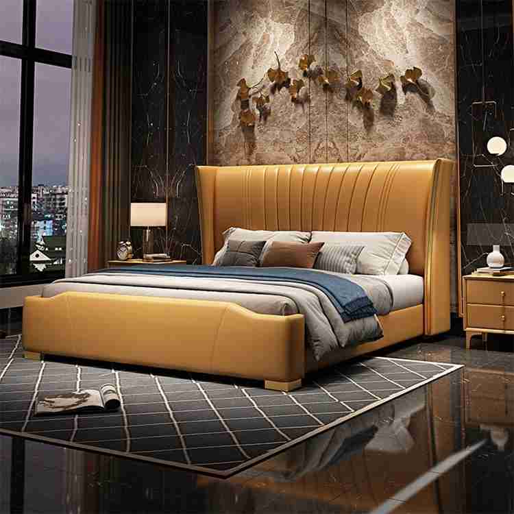 NICE MAPLE NICE MAPLE Lexis Pro Luxury Upholstered Bed In 