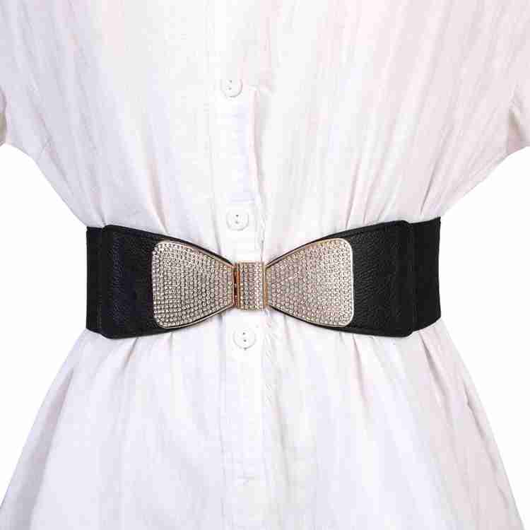 Black fabric deals belt for dress