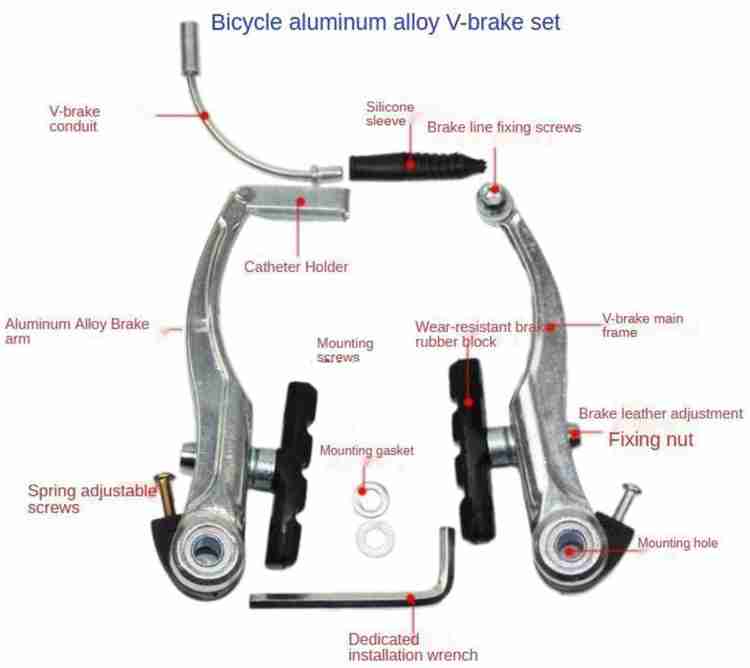 V shop brake parts