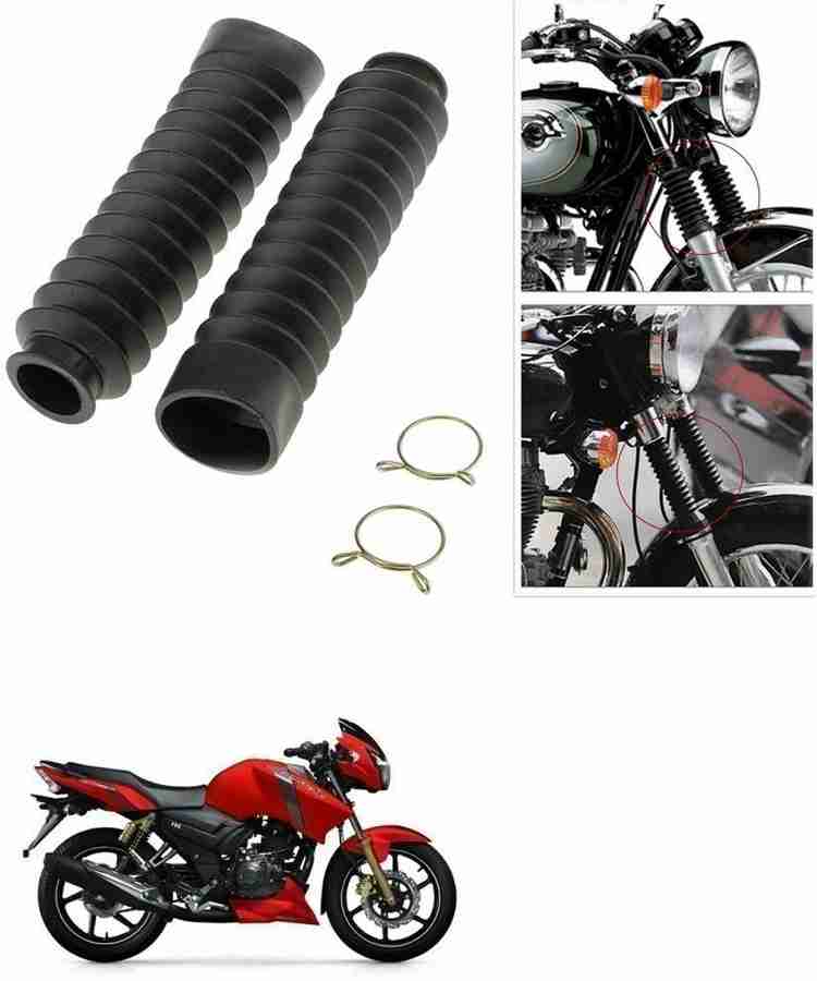 SRPHERE Motorcycle Front Fork Cover Shock Protector Dust Guard For TVS Apache RTR 160 Motorcycle Fork Cover Price in India Buy SRPHERE Motorcycle Front Fork Cover Shock Protector Dust Guard For