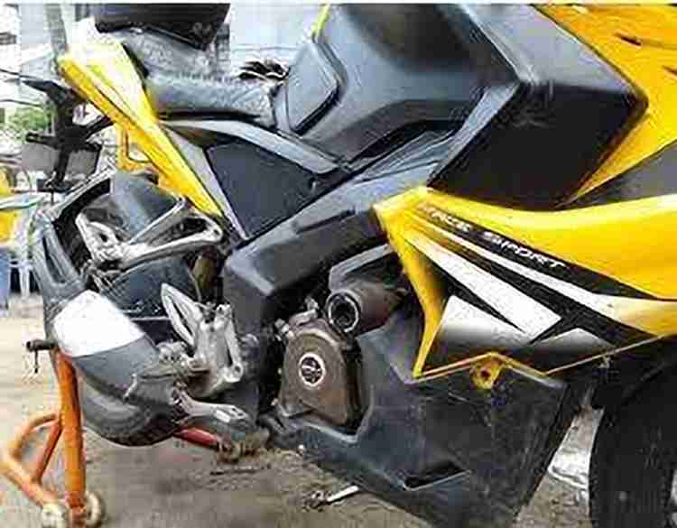 hyperBikeZ Bajaj Pulsar Rs 200 Frame Slider Crash Guard with Brackets Black Price in India Buy hyperBikeZ Bajaj Pulsar Rs 200 Frame Slider Crash Guard with Brackets Black online at Flipkart
