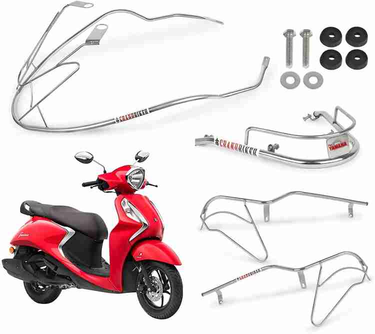 Grandbiker Footrest Guard Compatible for Fascino BS6 2 in 1