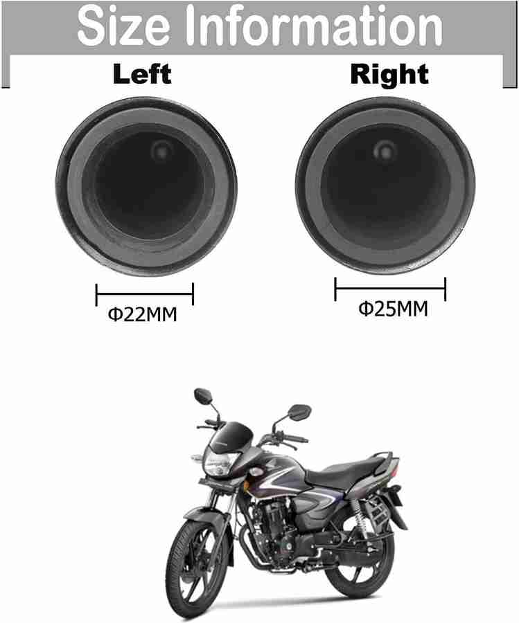 PRTEK Motorcycle Rubber Hand Grip For 7 8