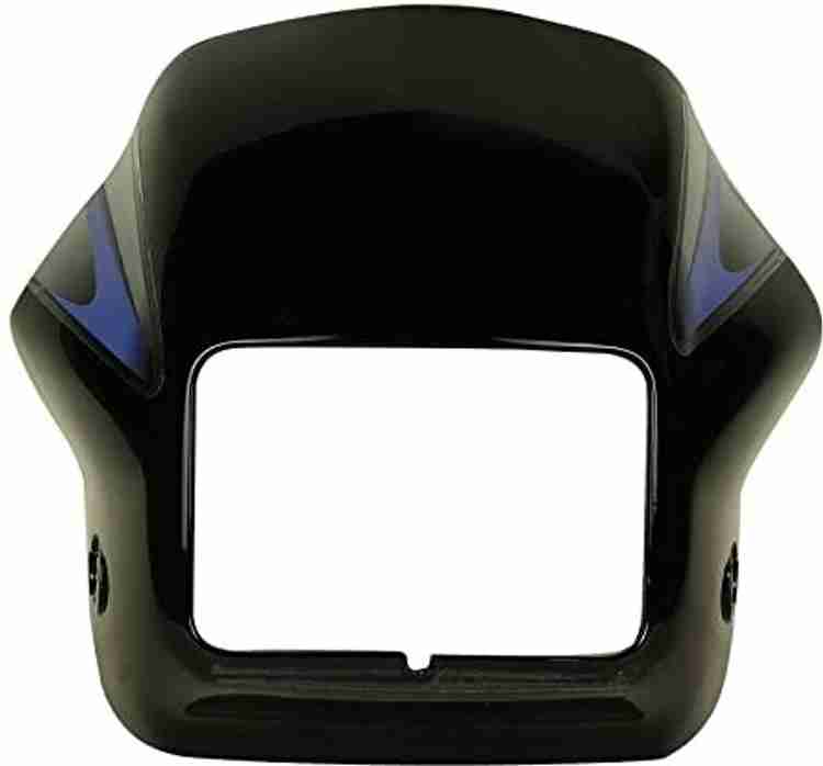 Tanish Head Light Visor Splendor Black Blue Bike Headlight