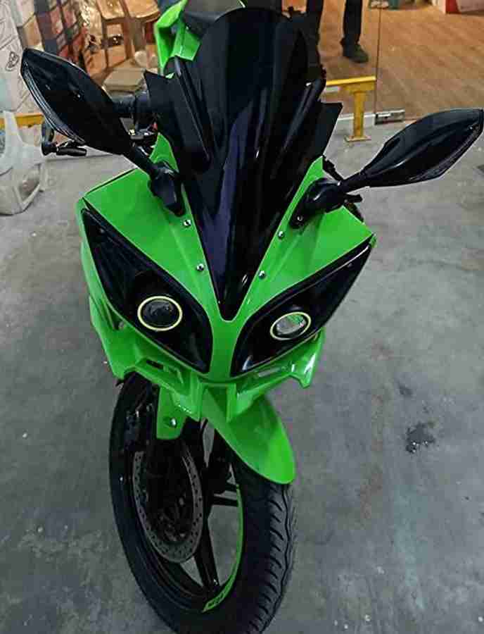 NH Industrial R15 V1 V2 DUBBLE BUBBLE Bike Headlight Visor Price