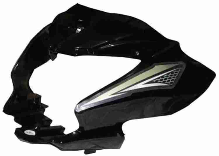 plutoauto Headlight visor For Shine SP With Glass Black . Bike