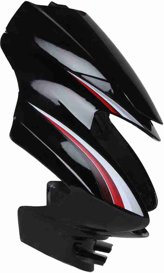 kavyahouse Visor TVS Star Sport Black Red Sticker Bike Headlight