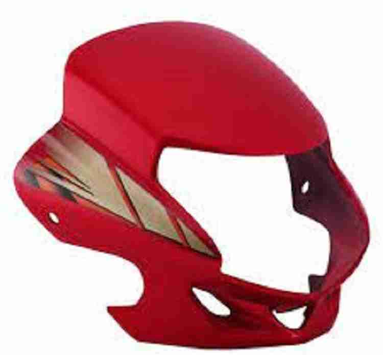 zalak Headlight Visor For HF Deluxe Red Bike Headlight Visor