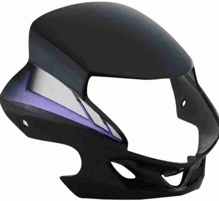 Parasnath ji Hf Deluxe blue visor Bike Headlight Visor Price in India